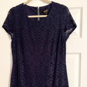 Laundry by Shelli Segal Size 10 Blue Dress